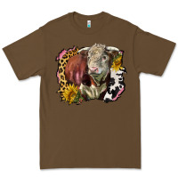 Cacao hereford bull western background Premium Tee - LillyAllenDesigns