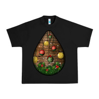 Black christmas  teardrop Urban Heavy Tee - BundleAndBundleShop