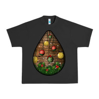 Pigment Black christmas  teardrop Urban Heavy Tee - BundleAndBundleShop