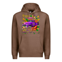 Chestnut happy mardi gras truck olivia Premium Hoodie - OliviaCreatesArt