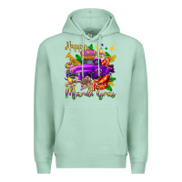 Seafoam happy mardi gras truck olivia Premium Hoodie - OliviaCreatesArt
