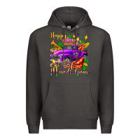 Smoke happy mardi gras truck olivia Premium Hoodie - OliviaCreatesArt