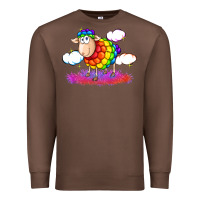 Chestnut rainbow sheep pride Premium Sweatshirt - FaDigitalArtStudio