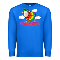 True Royal rainbow sheep pride Premium Sweatshirt - FaDigitalArtStudio