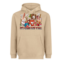 Mushroom It's Game Day Y'all Baseball Coffee Cups Heavyweight Hoodie - FaDigitalArtStudio