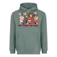 It's Game Day Y'all Baseball Coffee Cups Heavyweight Hoodie | Teevron