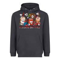 Smoke It's Game Day Y'all Baseball Coffee Cups Heavyweight Hoodie - FaDigitalArtStudio