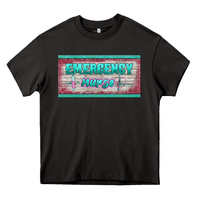 Western Emergency Nurse License Plate Template Heavy Core Tee by BarkalooDesign | Teevron