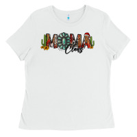 Western Christmas Mama Claus Sunflowers And Cactus Ladies Tee | Teevron