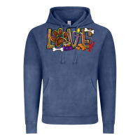 Vintage Denim Mardi Gras love dog paw Vintage Hoodie - BundleAndBundleShop