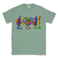 Sage Peace Love Equality Classic Tee - BundleAndBundleShop
