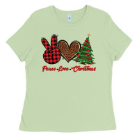 Matcha peace love christmas Ladies Tee - BarkalooDesign
