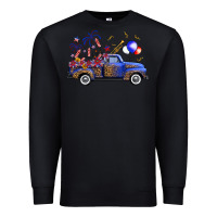 Black Western Truck Fourth Of July Premium Sweatshirt - FaDigitalArtStudio