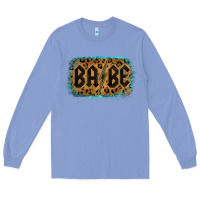 Colony Blue Leopard Pattern Babe Tried Long Sleeve Tee - Bettercallsaul