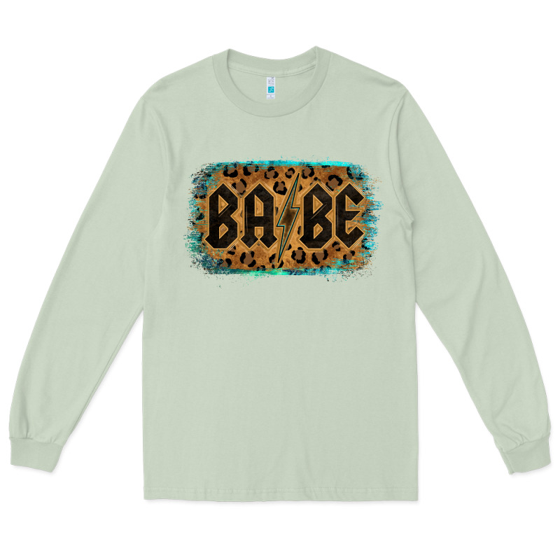 Leopard Pattern Babe Tried Long Sleeve Tee by Bettercallsaul | Teevron