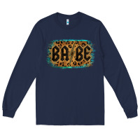 Navy Leopard Pattern Babe Tried Long Sleeve Tee - Bettercallsaul