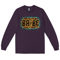 Plum Leopard Pattern Babe Tried Long Sleeve Tee - Bettercallsaul