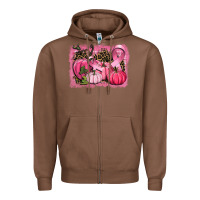 Chestnut cancer pumpkins Zipper Hoodie - CowGirlArtShop