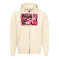 Sandshell cancer pumpkins Zipper Hoodie - CowGirlArtShop