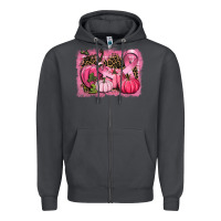 Smoke cancer pumpkins Zipper Hoodie - CowGirlArtShop
