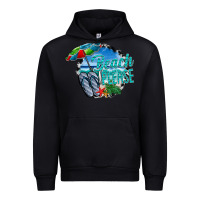 Black beach please Urban Hoodie - CowhideDigitalArt