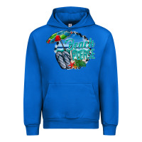 Cobalt beach please Urban Hoodie - CowhideDigitalArt