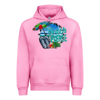 Fuchsia Pink beach please Urban Hoodie - CowhideDigitalArt