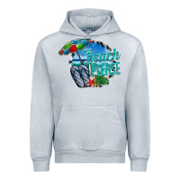 Heather Grey beach please Urban Hoodie - CowhideDigitalArt