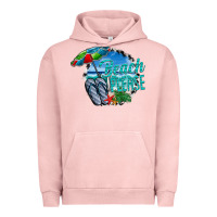 Pigment Salmon beach please Urban Hoodie - CowhideDigitalArt