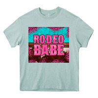 Arona rodeo babe cowhide leopard turquoise Heavy Core Tee - BarkalooDesign