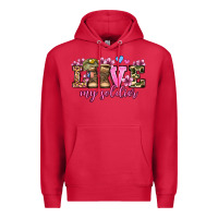 Cardinal love my soldier olivia Premium Hoodie - OliviaCreatesArt