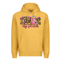 Mustard love my soldier olivia Premium Hoodie - OliviaCreatesArt