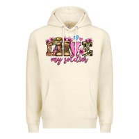 Sandshell love my soldier olivia Premium Hoodie - OliviaCreatesArt