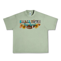 Oil Green small town big spirit Urban Heavy Tee - BundleAndBundleShop