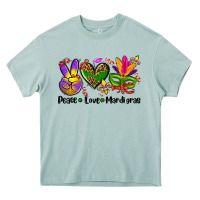 Arona peace love  mardi gras Heavy Core Tee - AdoDesignShop