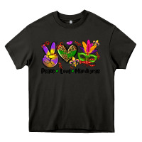Asphalt peace love  mardi gras Heavy Core Tee - AdoDesignShop