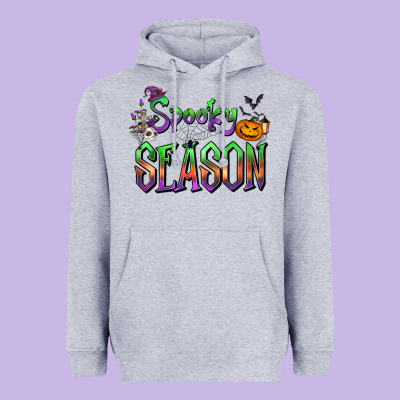 Halloween Spooky Season Heavyweight Hoodie Designed By Fadigitalartstudio