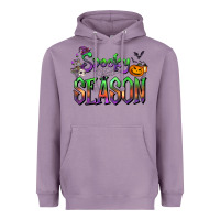 Lavender Halloween Spooky Season Heavyweight Hoodie - FaDigitalArtStudio
