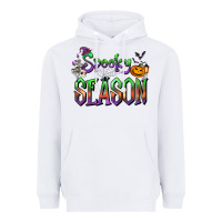 White Halloween Spooky Season Heavyweight Hoodie - FaDigitalArtStudio