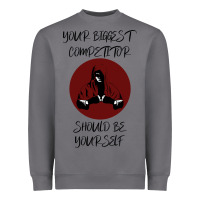Your Biggest Competitor Heavyweight Sweatshirt | Teevron