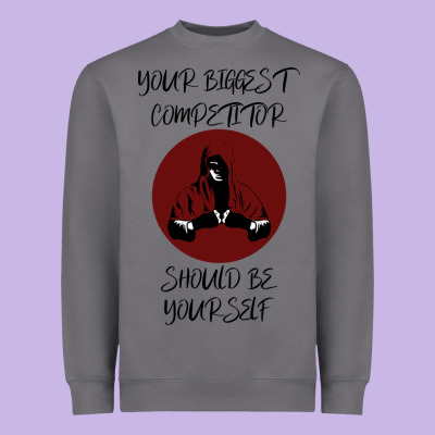 Your Biggest Competitor Heavyweight Sweatshirt Designed By Bettercallsaul
