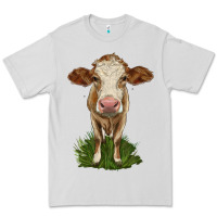 Dove Grey simmental heifer Premium Tee - LillyAllenDesigns