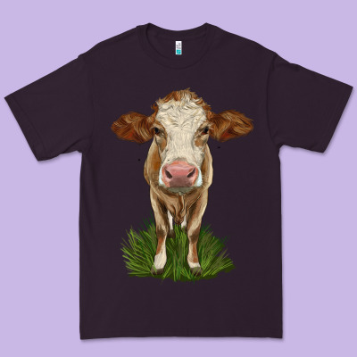 Simmental Heifer Premium Tee Designed By Lillyallendesigns