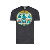 Vintage Black Winter Gnomies Ornament Vintage Tee - BundleAndBundleShop