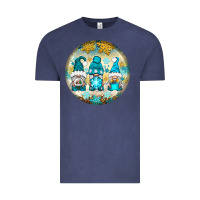 Vintage Denim Winter Gnomies Ornament Vintage Tee - BundleAndBundleShop