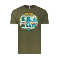 Vintage Olive Winter Gnomies Ornament Vintage Tee - BundleAndBundleShop