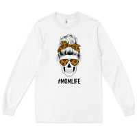 White Sunflower Mom Skull Long Sleeve Tee - Bettercallsaul