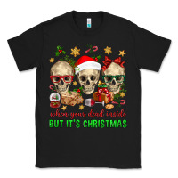 Black When Your Dead Inside But It's Christmas Classic Tee - BundleAndBundleShop