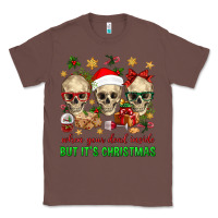 Chestnut When Your Dead Inside But It's Christmas Classic Tee - BundleAndBundleShop