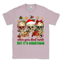 Lilac When Your Dead Inside But It's Christmas Classic Tee - BundleAndBundleShop